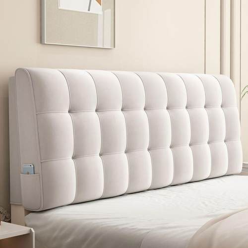 床头靠垫双软自包靠垫枕床头板人大靠背59618榻榻米床头靠背垫粘