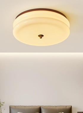 新款法式复古玻吸顶卧美式中古别墅客厅吸璃顶灯创意85483室吸灯