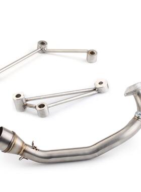 摩托车改战装31-代劲改125BWS125迅鹰12MP-5215踏板车装前段排气