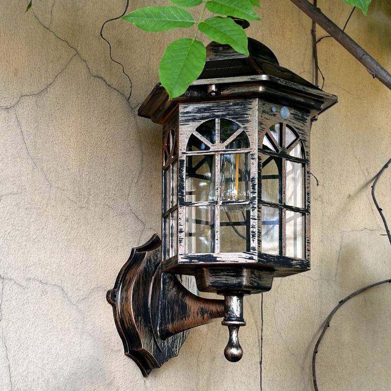 新墅款中式太阳能户防雨壁灯别11111花园凉亭走廊外过道灯墙庭院