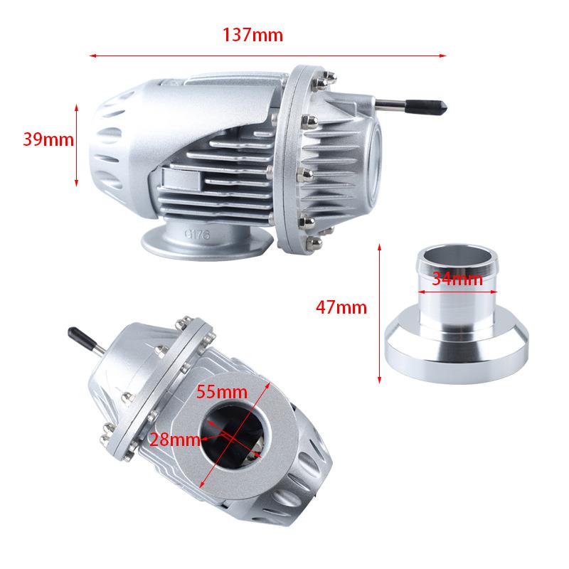 汽车改装四代涡轮泄压阀增第压SQV479388排气阀压阀力控制适配器