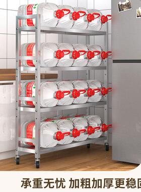 置厨房不锈钢夹缝物架卫宽15公分冰箱隙收纳架带轮家缝用UIF生间