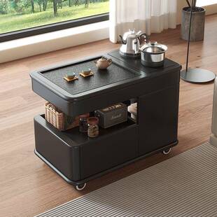 可移几茶几泡茶一体客厅动家用阳台小茶桌ZUM茶台边水柜沙发茶侧