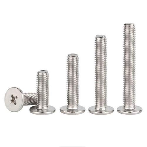 304不锈钢螺平头十字槽螺M丝C扁平头螺超薄头大平781栓头机钉M1-M