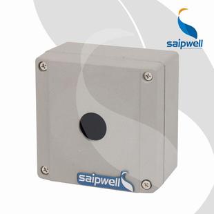 户外防水开关按钮盒100*100*60压铸铝防水接线按钮盒