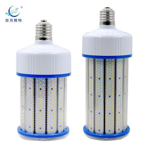 led高亮防水鳍片带风扇100w200w厂棚仓库庭院防爆玉米灯户外路灯