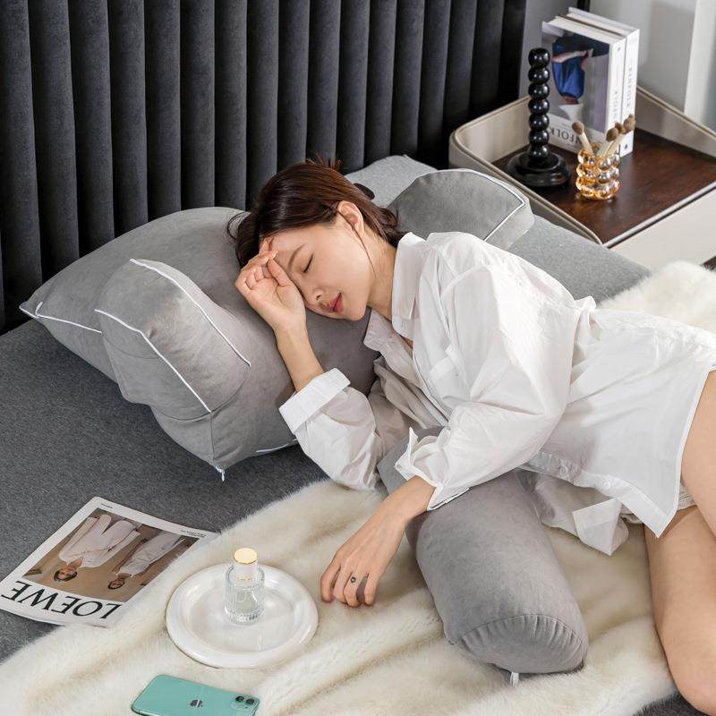 多米功能床头靠垫XFC床上靠背榻包大软靠枕靠背垫宿舍抱枕护腰垫,居家布艺,抱枕被,淘宝优惠券,粉丝福利购,淘宝优惠卷