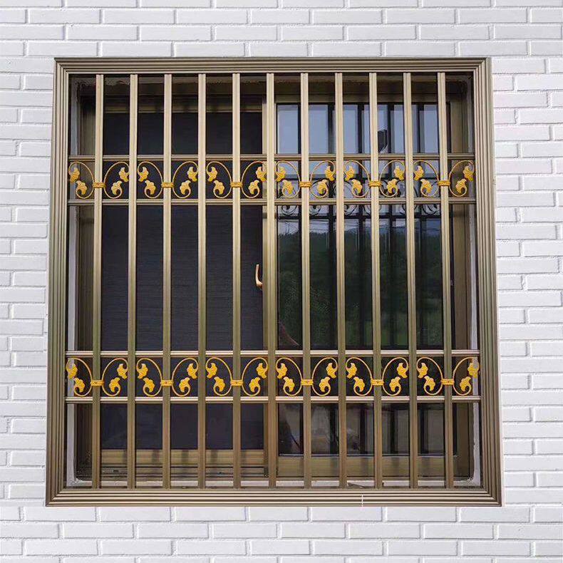 铝合金防盗防护窗防盗网家用自装室外儿童围栏安全飘窗定制