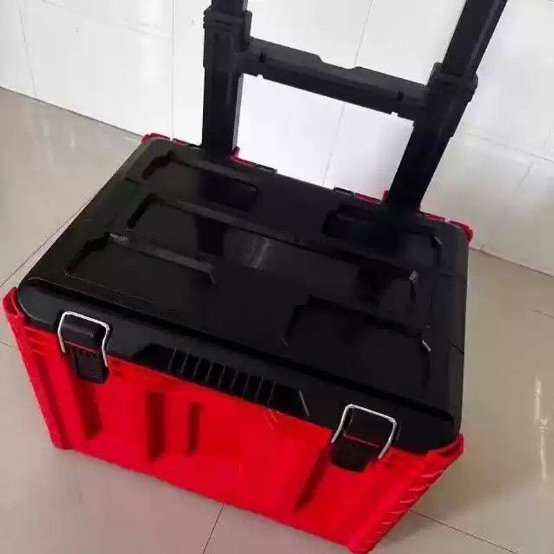 龙邦拉杆【601s重装龙宸款】3.0收纳盒组合滚轮堆叠箱加厚工具箱