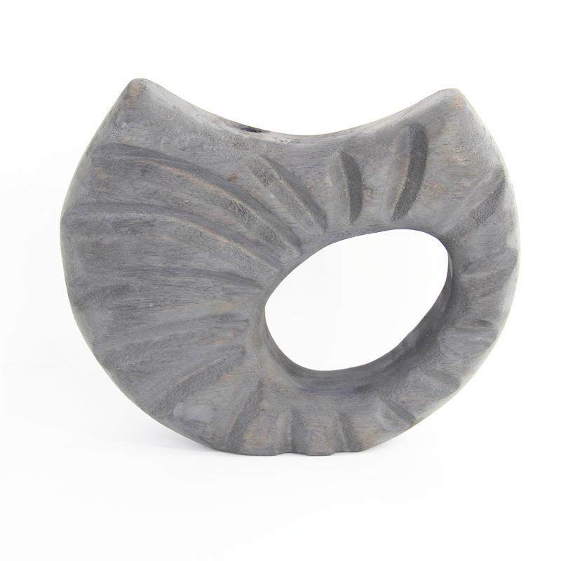 中古LNT小面众设计感北欧桌装饰轻摆件奢级感木制花高瓶干花插花