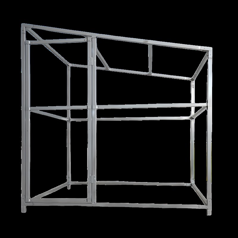 方管雨棚户外储物间工具房u室外保温棚鸽舍简易组装可拆卸钢管支
