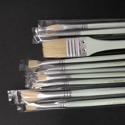 勃克315勾5青春进948行十支套装水粉笔油画笔拉扇形笔时线笔刷子