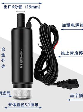农直流17315抽水浇水浇菜用船用电泵动抽水机电车抽瓶水器