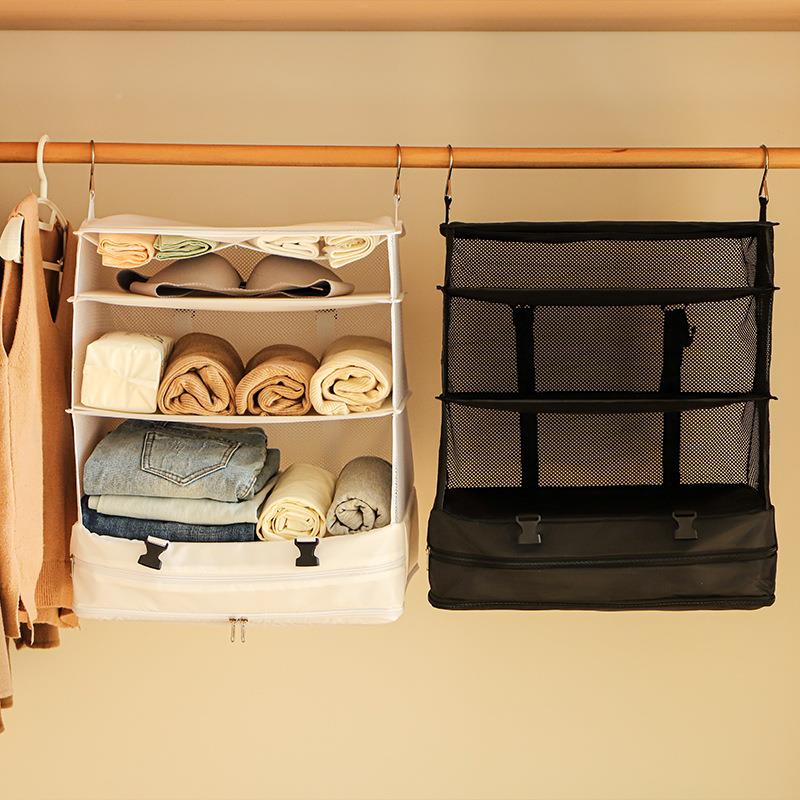 加厚透物气牛津挂衣物收纳挂袋旅行差出9654便携悬式储袋大容量收