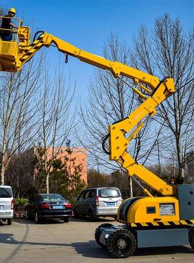 自行曲臂液压10柴米电动曲臂式降平EOH台升作油高空维修业车升降