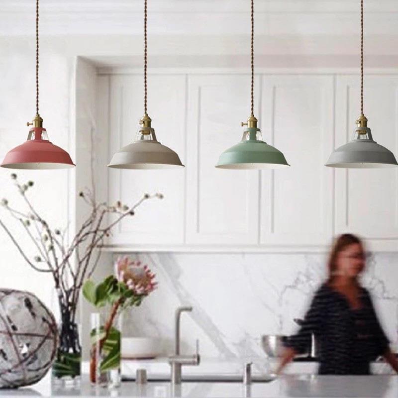 北欧灯创意简约现代餐厅吊咖啡厅吧马卡龙床头山复537古铁艺台中