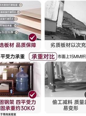 茶水桌桌柜边几简易沙发边小茶几移动阳置物架客72050台厅茶家用