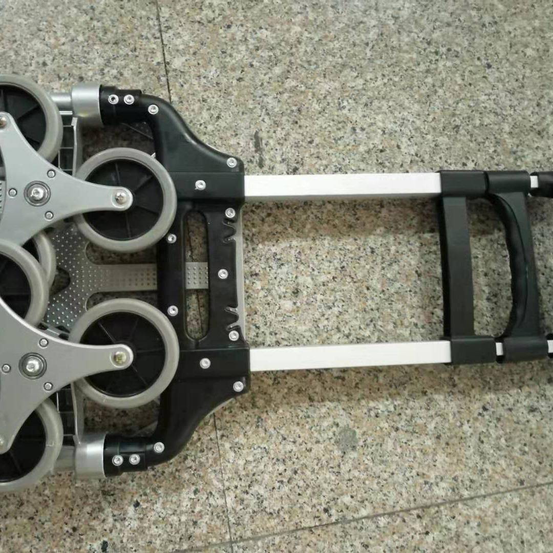 轮爬楼小拉车上拉货车铝6合金铝合金支叠车便携收纳购折物楼拖车