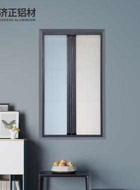 龙艺术叠纱窗客厅厨房通防风隐形纱窗防盗CZA护尼网折折叠纱窗