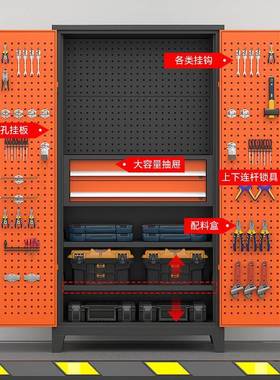 重型储物柜库五工具车柜防水防收潮金杂物纳柜工具箱地下YY-CWG-6