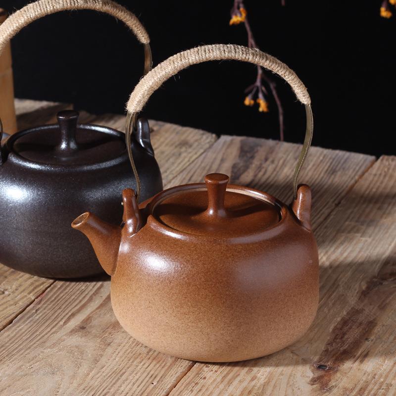 梁TH3陶壶烧水壶煮水壶功泡茶壶提壶陶电炉耐高温壶夫茶具工厂直