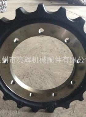 山7智能小SEW70型挖掘机配件SEW0驱动轮迷你挖掘机四轮一河带