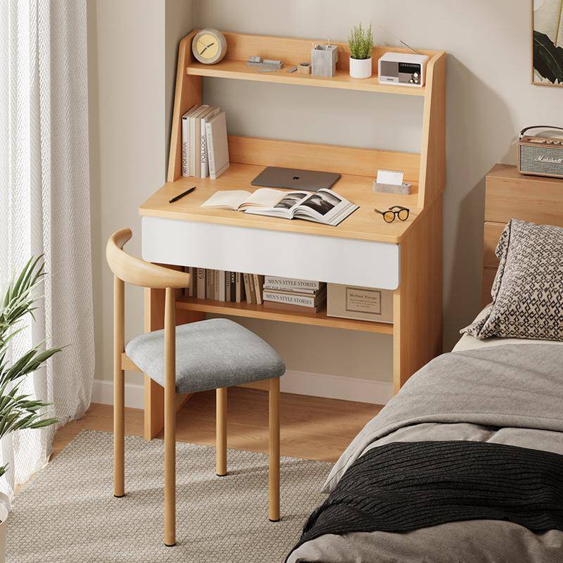 脑台式电学桌小型934生卧室家用简约现代书桌书架一桌小户型写字