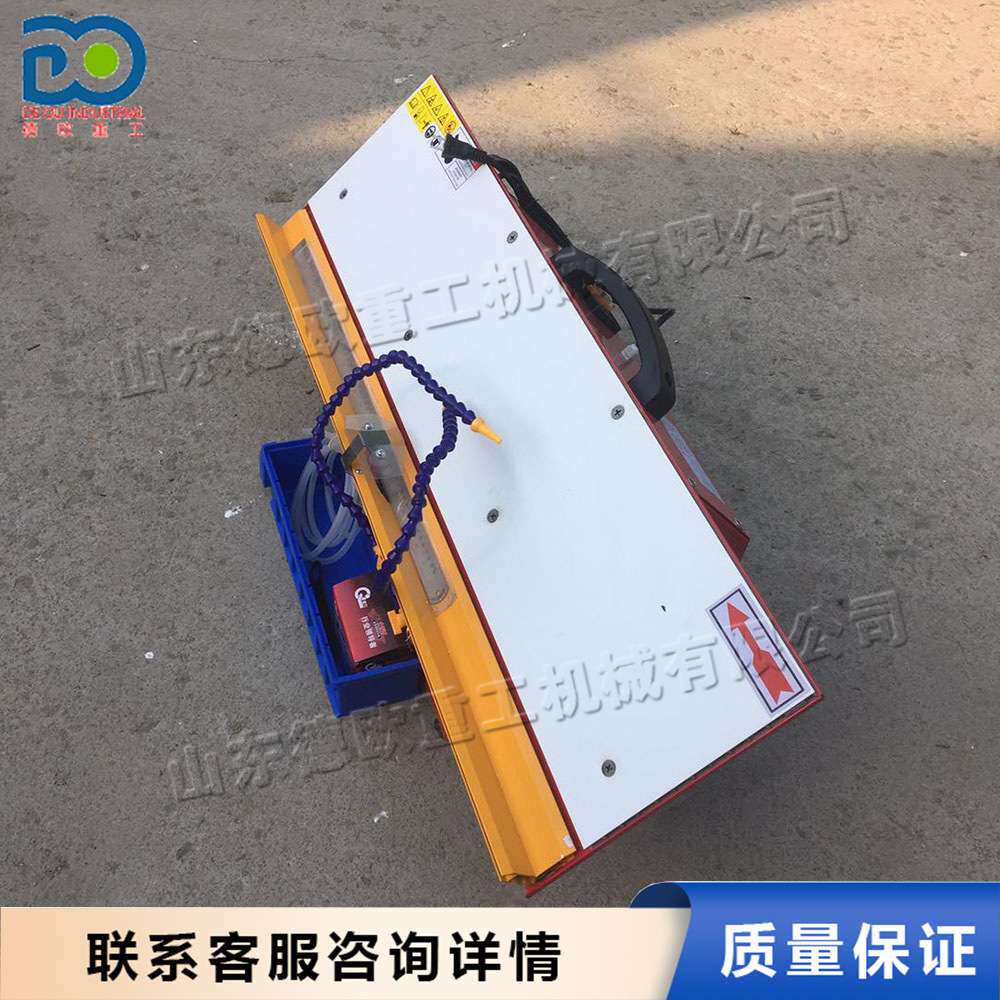 瓷砖倒角切割机 台式小型瓷片石材锯 便携式45度砖块倒角机现货