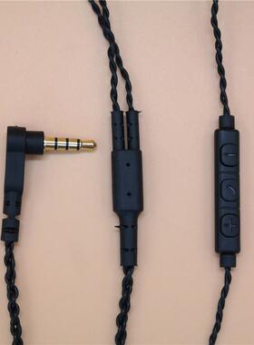 厂家直OLN销三按键调音可线耳机线适M用控于铁三角可IM01IM02I03I