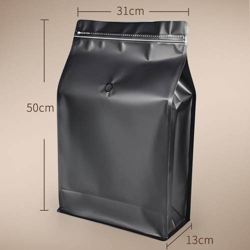 5KG厚咖啡豆装袋加哑光排铝箔袋咖啡袋气阀大包容量食品级ILR茶叶