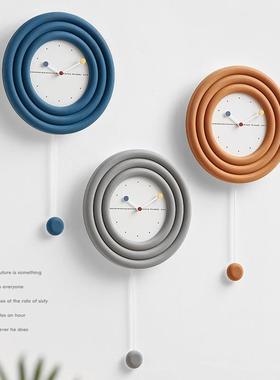 wozoo屋网红钟时表挂钟家用时尚MAC0103现代个性创意极简艺准术装