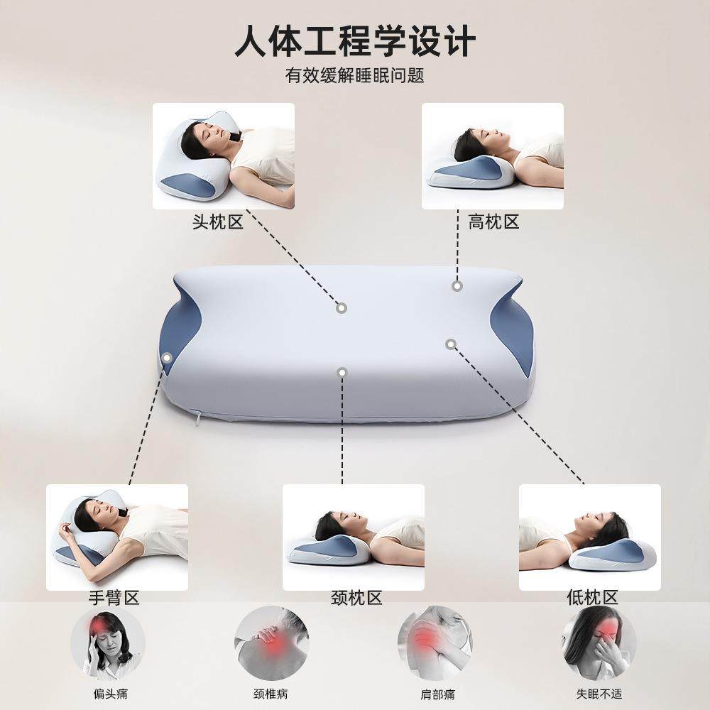 舒适零压慢护颈枕回弹记忆枕枕家用睡睡眠护颈分区猫耳枕记忆棉头,床上用品,功能枕/保健枕/养生枕,淘宝优惠券,粉丝福利购,淘宝优惠卷
