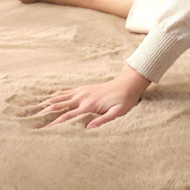 ins风仿兔毛毯客仿兔毛地茶几满铺地地卧室床边厅毯可机洗毛绒飘,居家布艺,地毯,淘宝优惠券,粉丝福利购,淘宝优惠卷