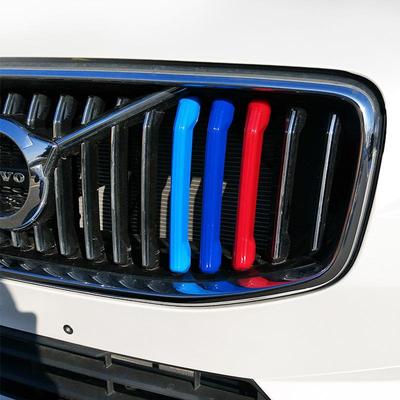 适用于沃0尔沃色条91090XSC90XC40S60中三网改装XC6汽车用品配件