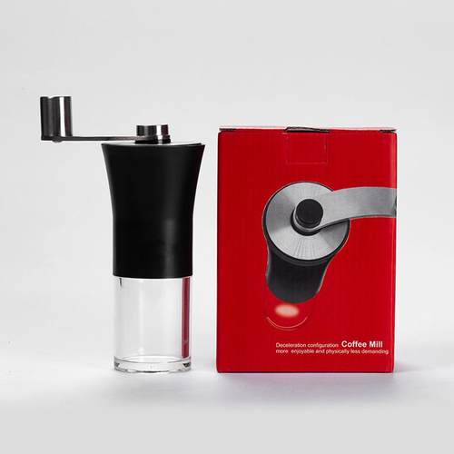 新款现货便携式啡咖啡磨豆机咖豆研磨器手椒动胡磨新款ABS家用研