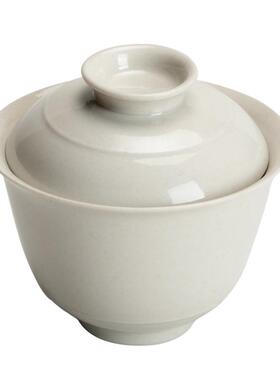 昌居草木二才带盖碗茶灰杯单高档防GW-0610烫盖陶瓷茶朴碗泡茶器