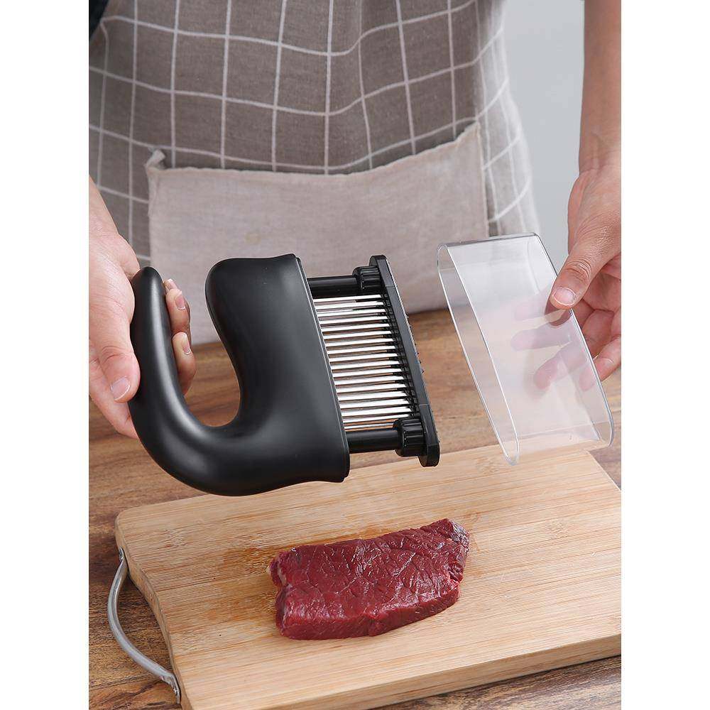 ZEQ器松肉48针敲肉断筋扎入味器针家用猪牛排器锤肉不锈钢打肉月,标准件/零部件/工业耗材,车间地垫,淘宝优惠券,粉丝福利购,淘宝优惠卷