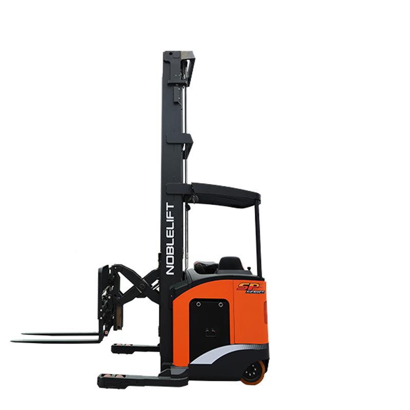 杭州剪单双叉高前移式架堆车仓库高位货托盘升降堆垛电动叉车