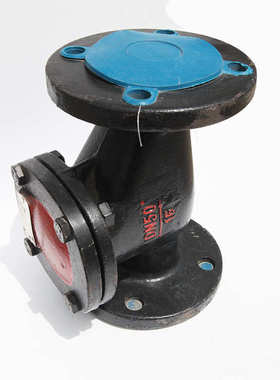 河北靖镜阀门H44T-10/16铸铁启旋式铜芯止回阀卧式逆法兰DN40-900