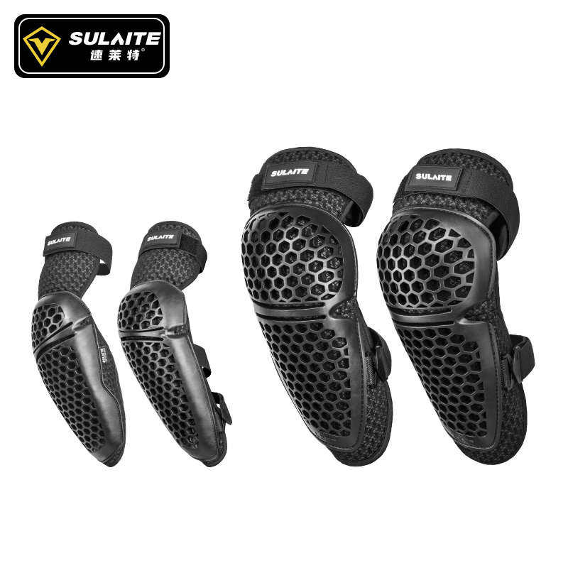 摩托车护膝骑行护具机车膝盖护肘全套护套夏季透气女士男越野装备
