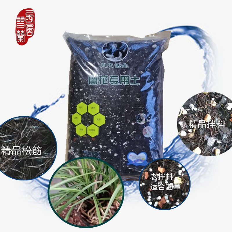 大理肖氏诱生高端云南兰花植料含松筋精品营养土包邮送护茎土