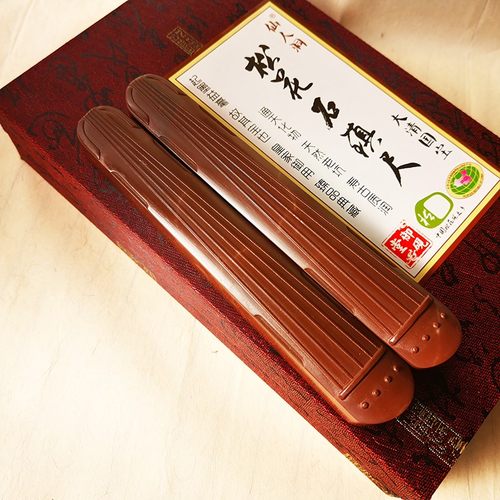 镇纸 松花石镇尺 古琴造型压纸 老坑石材雕刻 笔墨纸砚御砚堂文镇