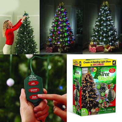 圣诞节灯串Tree Dazzler 64灯 Tree DazzleLED灯串 TV圣诞串灯