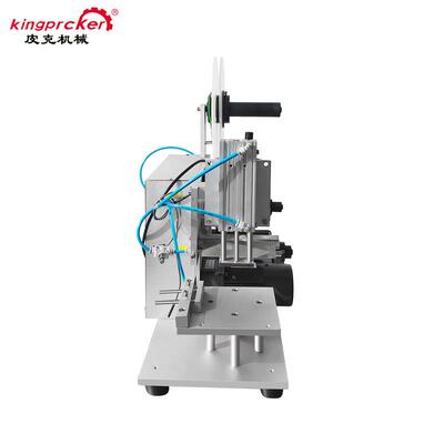 半自动平面贴标机玻璃扁瓶塑料扁瓶金属扁瓶贴标labeling machine