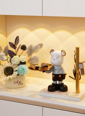 入户钥匙收纳玄关摆件客厅家居电视柜门口新居鞋柜乔迁装饰品酒柜