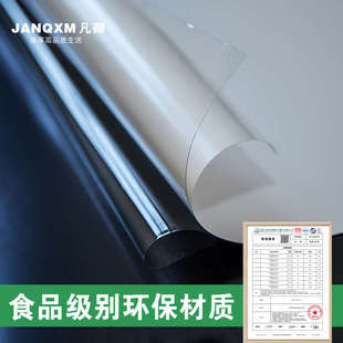 亮光大理石岩板家具贴膜奢耐高温保护膜石英石石餐桌透明茶几桌面