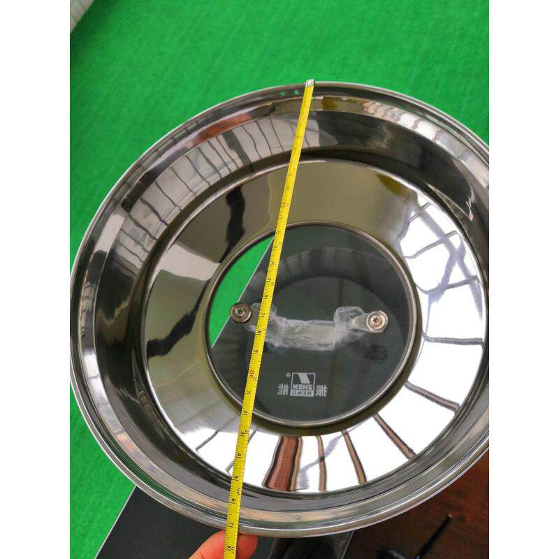 锅盖家用透明钢化玻璃盖不锈钢炒锅蒸锅配件26/28/30/32cm炒菜