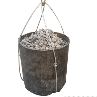 吊混凝土方斗装修上橡胶轮胎小型沙机吊桶加深料桶皮料斗桶钢丝吊