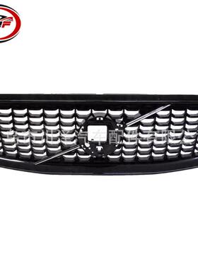 适用2023-2024XC90前保险杠上散热器亮黑色格栅32365199