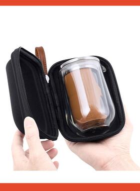 旅行茶具套装携包车载F75685M8旅2人游迷你式功夫□便玻璃茶壶一